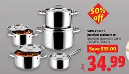 Lidl SILVERCREST premium cookware set offer