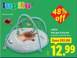 Lidl LUPILU baby gym & play mat offer
