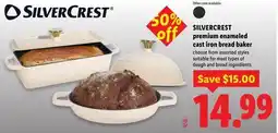 Lidl SILVERCREST premium enameled cast iron bread baker offer