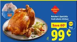 Lidl Butcher's Specialty fresh whole chicken offer