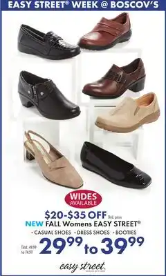 Boscov's NEW FALL Women EASY STREET offer