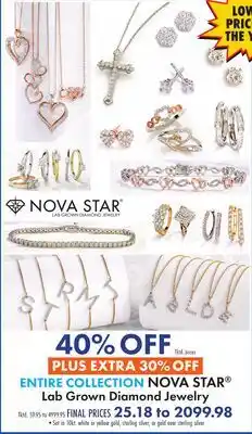 Boscov's ENTIRE COLLECTION NOVA STAR offer