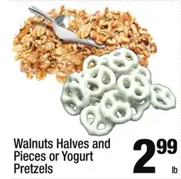 Super King Markets Walnuts Halves and Pieces or Yogurt Pretzels offer