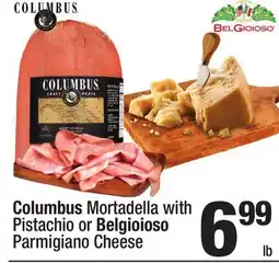 Super King Markets Columbus Mortadella with Pistachio or Belgioioso Parmigiano Cheese offer
