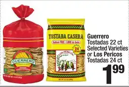 Super King Markets Guerrero Tostadas 22 ct or Los Pericos Tostadas 24 ct offer