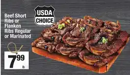 Super King Markets Beef Short Ribs or Flanken Ribs offer