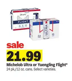 Meijer Michelob Ultra or Yuengling Flight offer