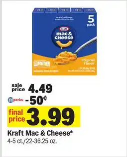 Meijer Kraft Mac & Cheese offer