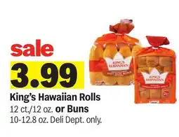 Meijer King's Hawaiian Rolls or Buns offer
