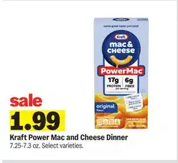 Meijer Kraft Power Mac and Cheese Dinner offer