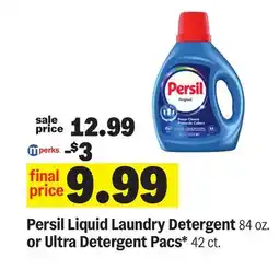 Meijer Persil Liquid Laundry Detergent 84 oz. or Ultra Detergent Pacs* 42 ct offer