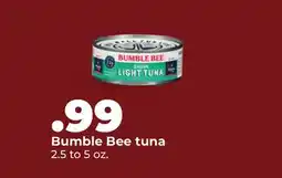 Hy-Vee Bumble Bee tuna offer