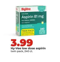 Hy-Vee Hy-Vee low dose aspirin twin pack offer