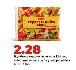 Hy-Vee Hy-Vee pepper & onion blend, edamame or stir fry vegetables offer