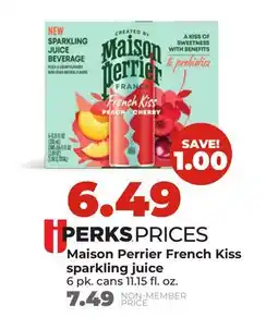 Hy-Vee Maison Perrier French Kiss sparkling juice offer