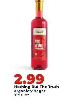 Hy-Vee Nothing But The Truth organic vinegar offer