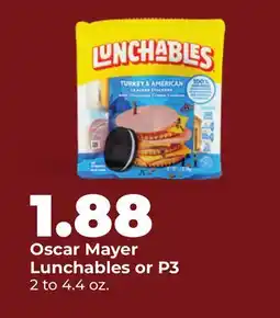 Hy-Vee Oscar Mayer Lunchables or P3 offer