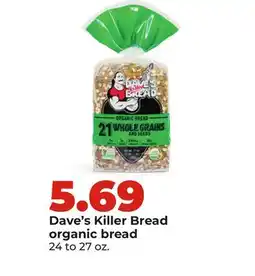 Hy-Vee Dave's Killer Bread organic bread offer