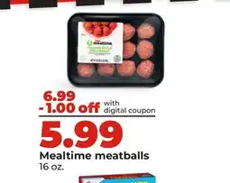 Hy-Vee Mealtime meatballs offer