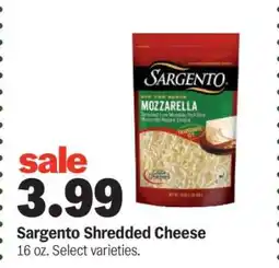 Meijer Sargento Shredded Cheese offer