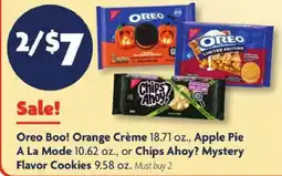 Family Dollar Oreo Boo! Orange Crème, Apple Pie A La Mode, or Chips Ahoy! Mystery Flavor Cookies offer