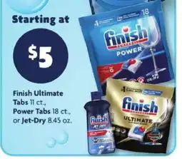 Family Dollar Finish Ultimate Tabs, Power Tabs, or Jet-Dry offer