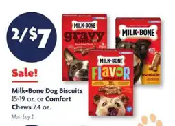 Family Dollar Milk-Bone Dog Biscuits or Comfort Chews offer