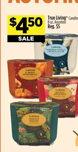 Dollar General True Living Candles offer