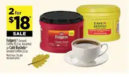 Dollar General Folgers Ground Coffee offer