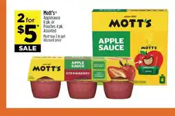 Dollar General Mott's Applesauce offer