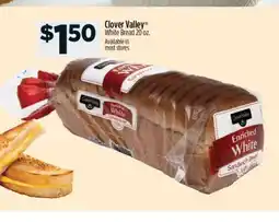 Dollar General Clover Valley White Bread 20 oz offer