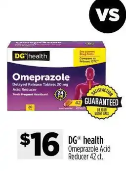 Dollar General DG health Omeprazole Acid Reducer 42 ct offer