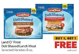 Family Fresh Market Land O' Frost Deli Shaved Lunch Meat offer