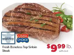 Family Fresh Market Angus Pride Fresh Boneless Top Sirloin Steak offer