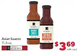 Family Fresh Market Finest Reserve Asian Sauces offer