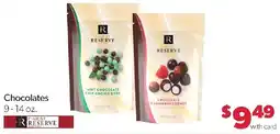 Family Fresh Market Finest Reserve chocolates offer