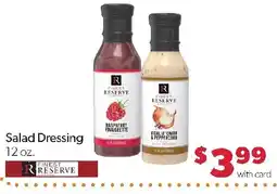 Family Fresh Market Finest Reserve Salad Dressing offer