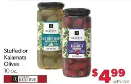 Family Fresh Market Finest Reserve Stuffed or Kalamata Olives offer