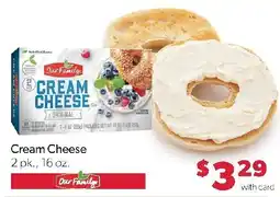 Family Fresh Market Our Family cream cheese offer