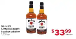 Family Fresh Market Jim Beam Kentucky Straight Bourbon Whiskey offer