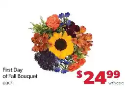 Family Fresh Market First Day of Fall Bouquet offer