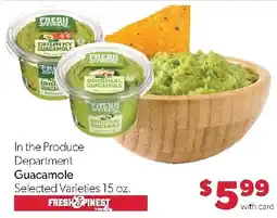 Family Fresh Market Fresh & Finest guacamole offer
