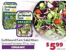 Family Fresh Market Earthbound Farm Salad Mixes offer