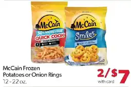 Family Fresh Market McCain Frozen Potatoes or Onion Rings offer