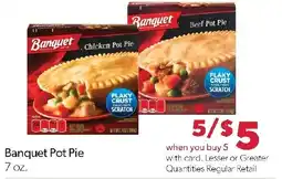 Family Fresh Market Banquet Pot Pie offer