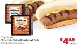 Family Fresh Market Cloverdale Natural Hardwood Brats offer