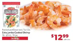 Family Fresh Market Our Family Extra Jumbo Cooked Shrimp offer