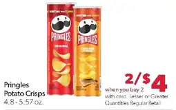 Family Fresh Market Pringles Potato Crisps offer