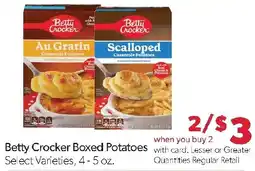 Family Fresh Market Betty Crocker Boxed Potatoes offer