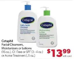 Family Fresh Market Cetaphil Facial Cleansers, Moisturizers or Lotions offer